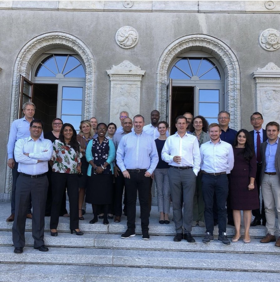 The WTO Council delegation on the steps in Geneva